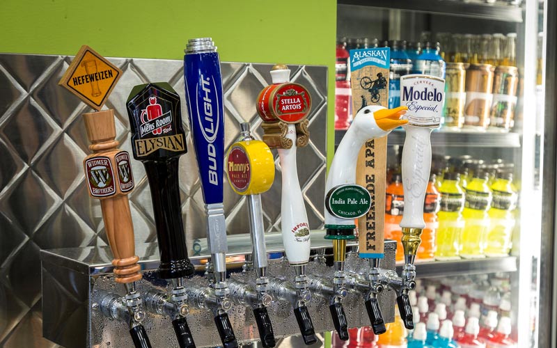 Arena Sports Redmond Location Beer Taps