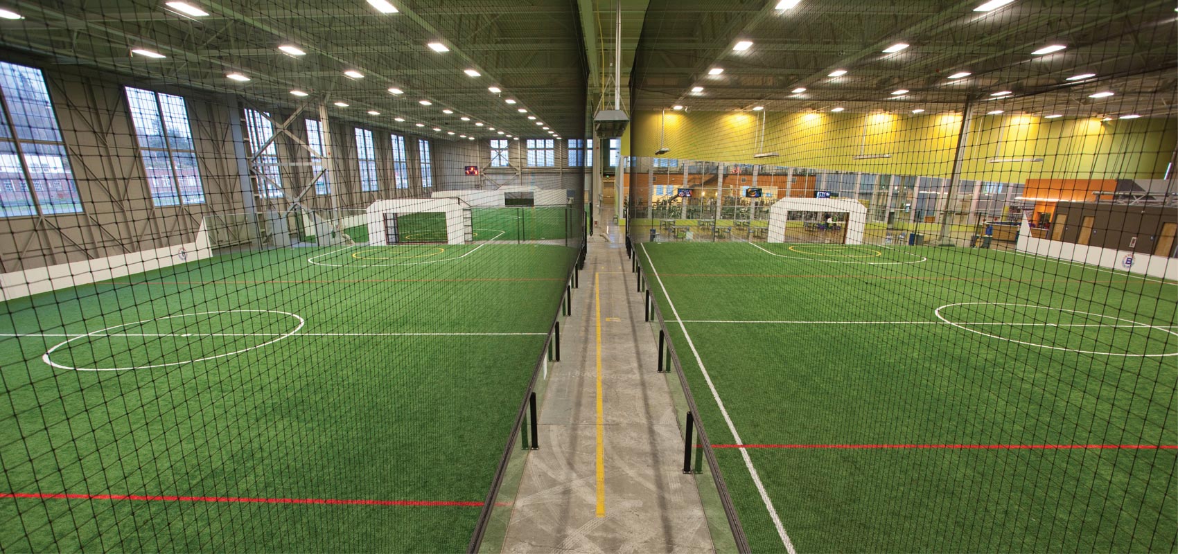 Indoor field at arena sports mill creek
