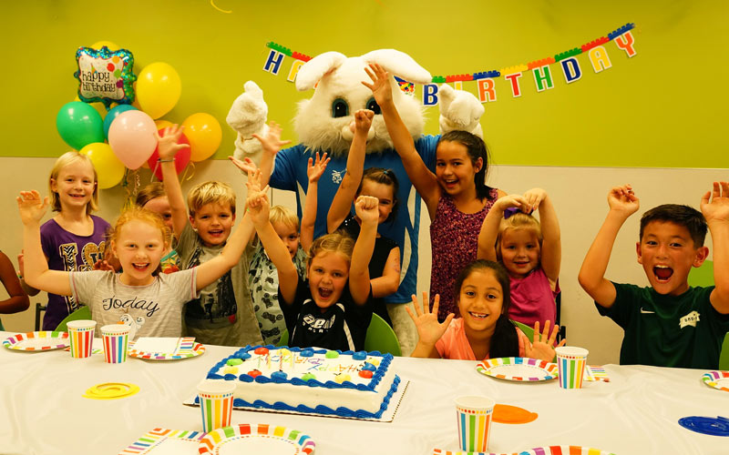 Kids Cheering at Birthday Parties