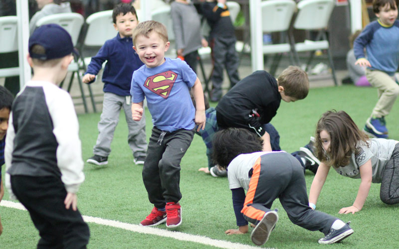 Kids Playing on field at Birthday Parties