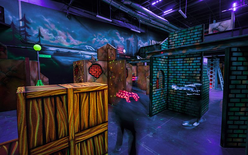 Laser Tag Arena, Attractions