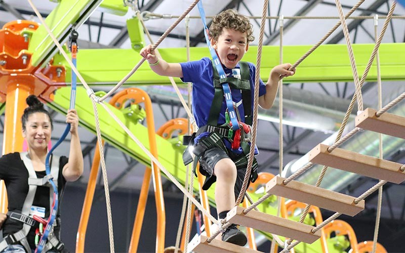 Arena-Sports-Mill-Creek-Ropes-Course-Birthday-Party