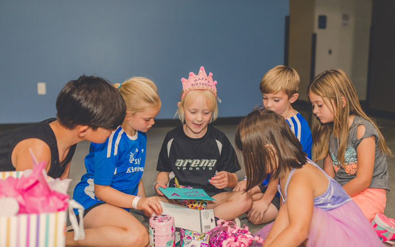 Opening Presents at Birthday Party