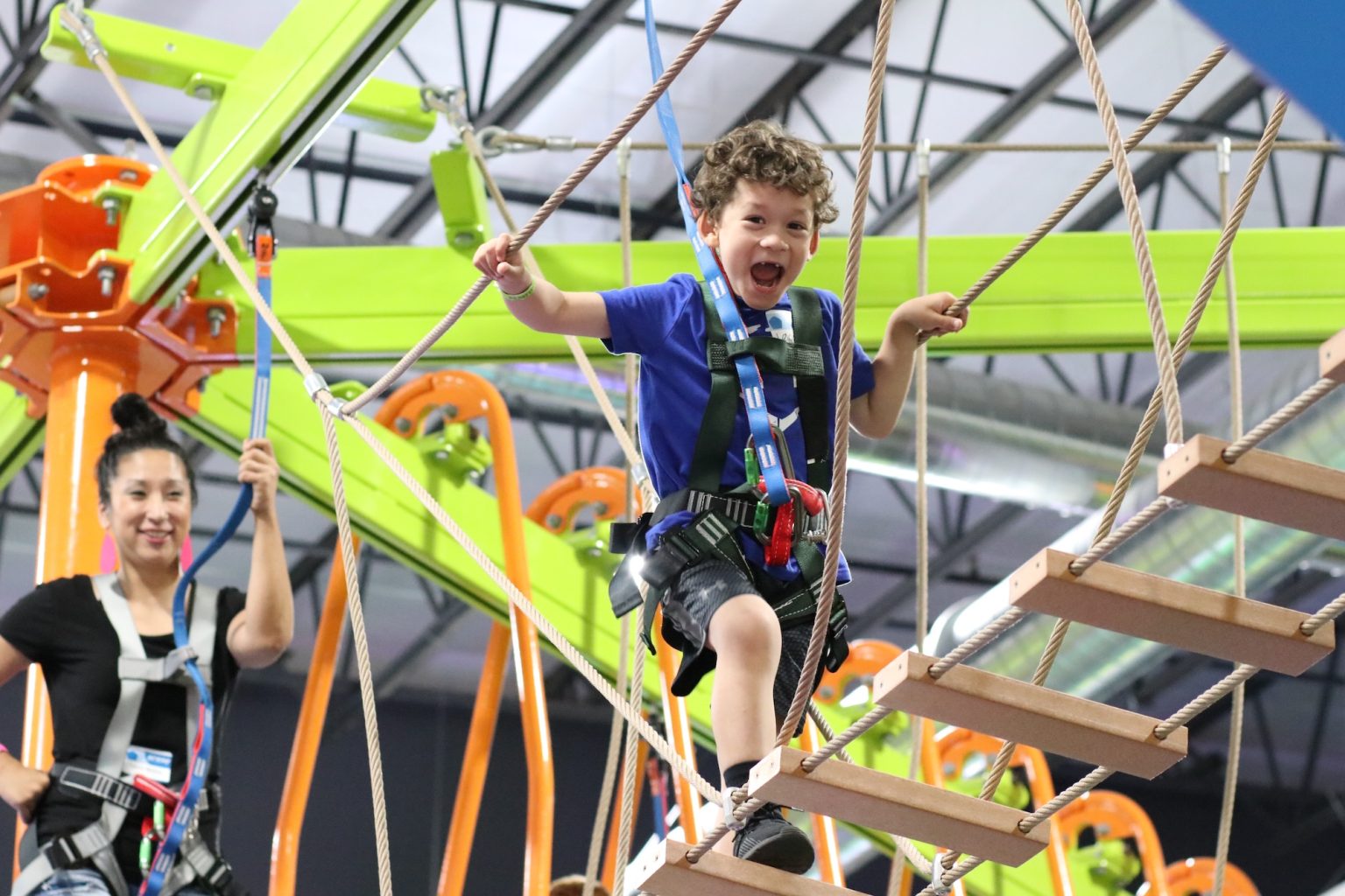 Indoor Ropes Course + Ziplining | Arena Sports