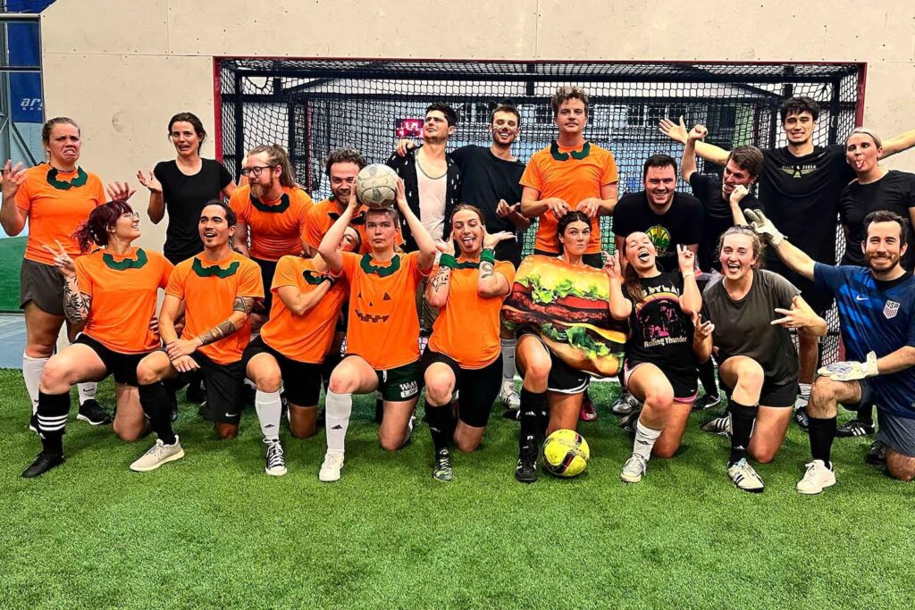 halloween themed soccer team